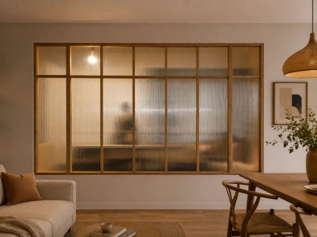 verrière sur mesure bois noir