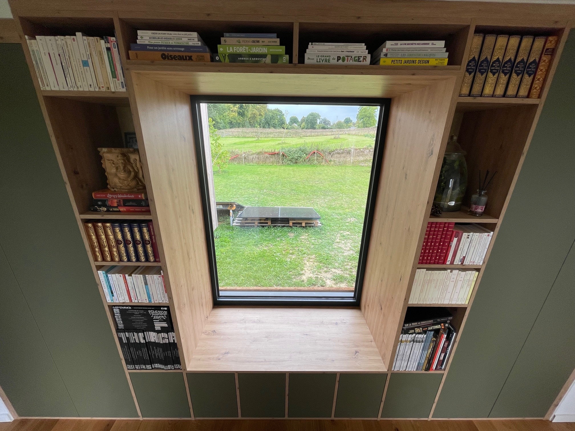 meuble banquette sur mesure entrée