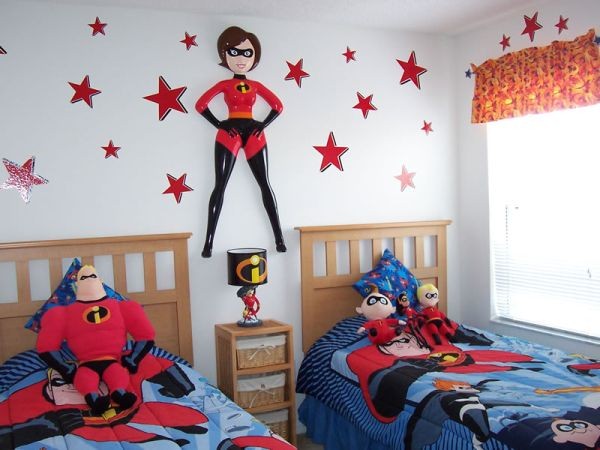 chambre enfant super héros décoration