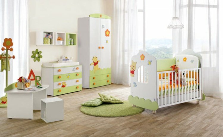 chambre bébé décoration enfant meuble