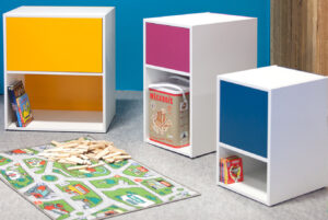 Commode sur-mesure colorées