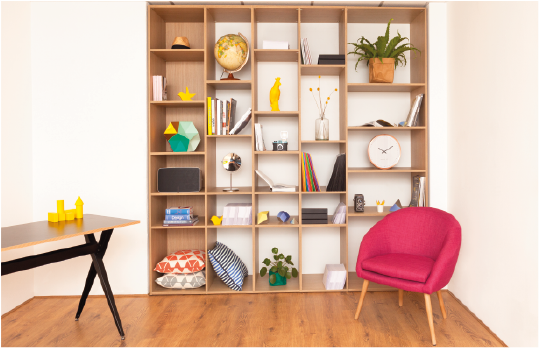 bibliothèque sur mesure mobibam