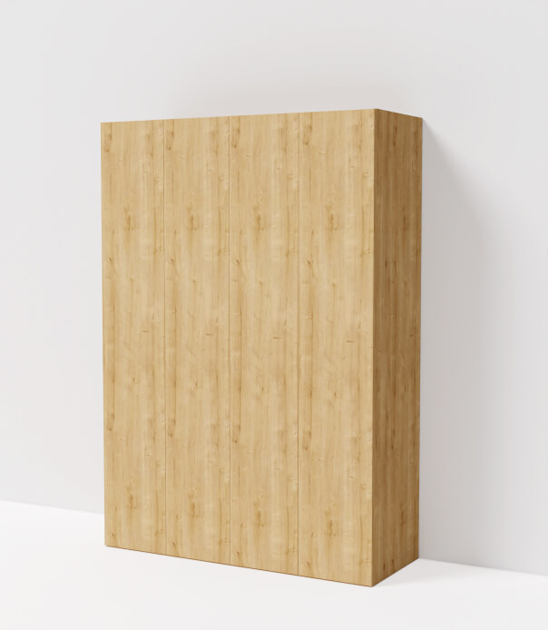 placard armoire dressing sur mesure entrée bois