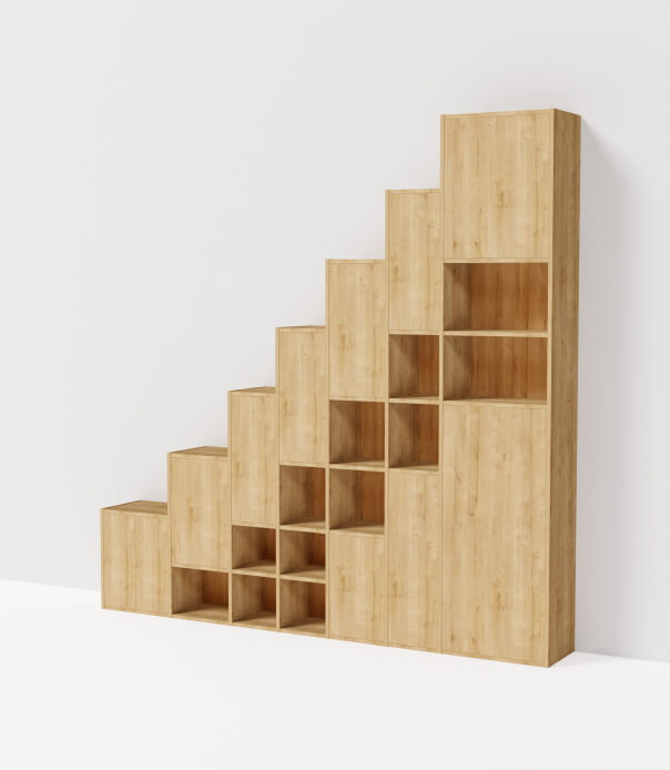 Meuble Escalier : sur mesure, configuration facile