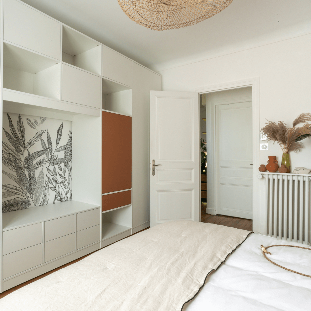 Meuble de rangement sur mesure, chambre ou salon