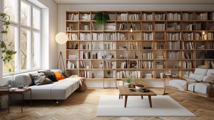 Meuble TV bibliothèque : nos meilleures astuces de décoration