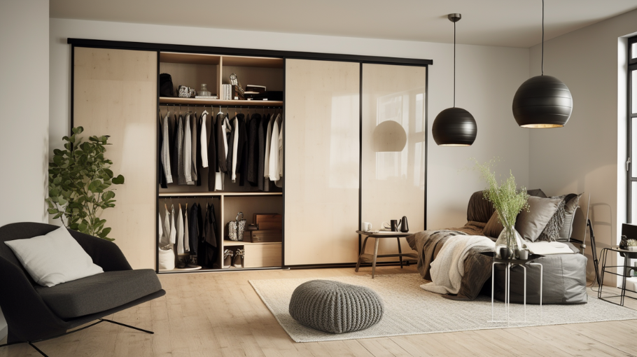 Quelles dimensions pour une porte coulissante de dressing ? - Mobibam